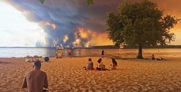Thousands Evacuated as Wildfires Spread Across France and Spain