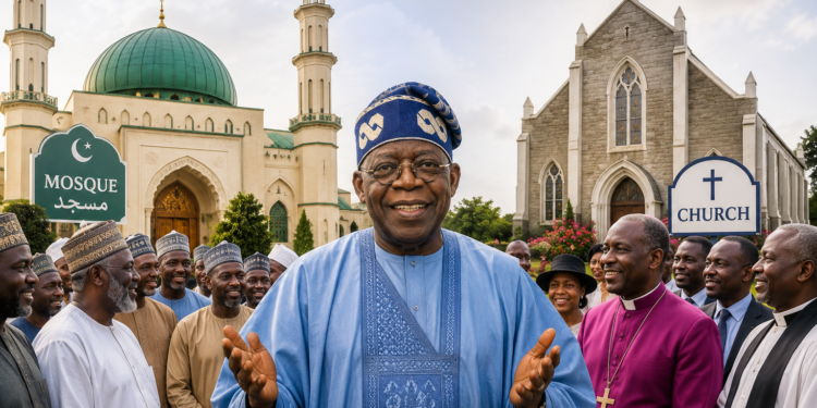 Tinubu Government’s Alleged ₦8.05bn Allocation for Mosques, Churches Sparks Controversy
