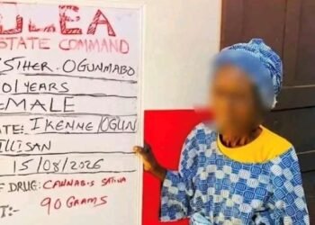 101-Year-Old Great-Grandmother Arrested as NDLEA Seizes Cocaine Concealed in Fufu