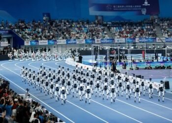 Beijing Draws Crowds as Humanoid Robots Compete in Olympic-Style Games
