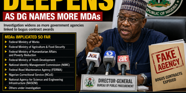Fake Agency Scandal Deepens as DG Names More MDAs