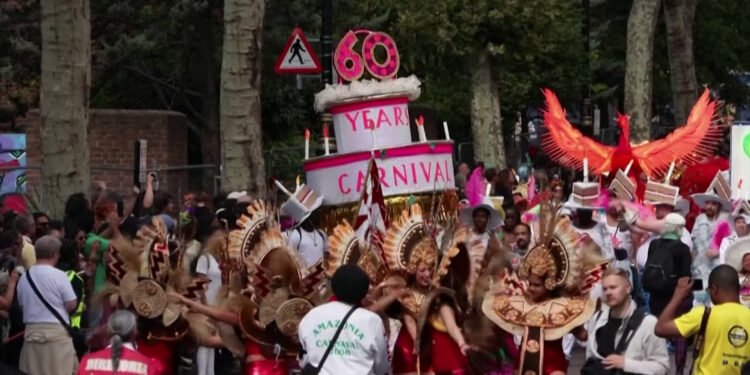 Notting Hill Carnival Turns 60 as London Celebrates Caribbean Culture and Heritage