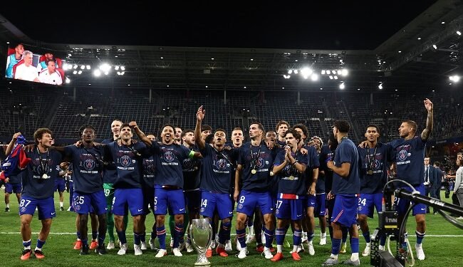PSG Retain UEFA Super Cup After Beating Aston Villa