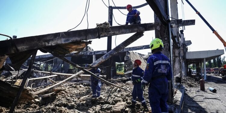 Ukraine Mall Strike: Rescuers Dig Through Rubble as Zelenskyy Condemns Russian Attack