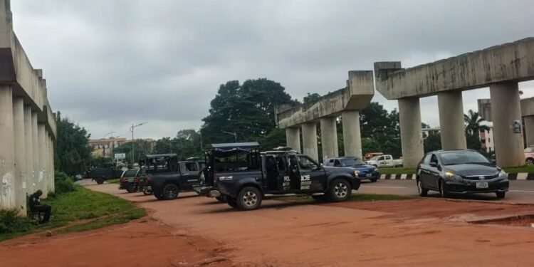 Security Beefed Up At Defense Ministry As Military Veterans Stage Protest