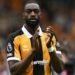 Hull City’s Nigerian defender Semi Ajayi applauds fans on the pitch after the English Premier League football match between Hull City and Manchester United at the MKM Stadium in Kingston upon Hull, eastern England on August 22, 2026. Photo by PAUL ELLIS / AFP