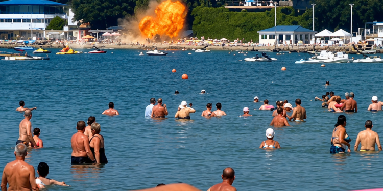 Seven Killed, 40 Injured as Drone Hits Busy Beach in Russia
