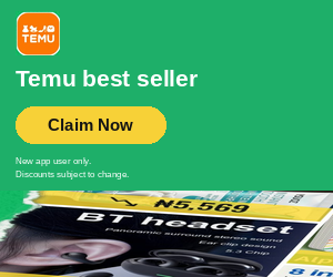 Discover amazing deals! Click the https://temu.to/k/erafbdh4bfz to explore Temu best seller and claim your ₦100,000 coupon bundle. Unlock unbeatable savings anytime, anywhere. Don