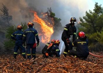 Two Firefighting Helicopters Collide in Greece as Wildfires Rage