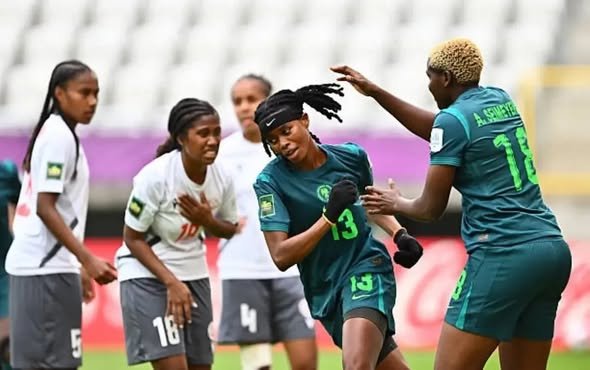 Falconets Smash New Caledonia 10-1, Reach U-20 World Cup Round of 16