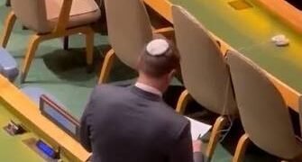 VIDEO: Israeli Delegation Records Countries That Left During Netanyahu’s UN Speech