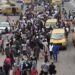 Lagos Bus Drivers Protest Alleged Extortion, Commuters Stranded