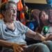 Protesters in Madrid following eviction of 87-year-old woman