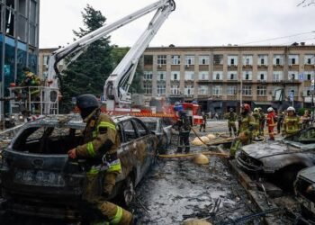 Russian Drone Strikes Kill 14 Across Ukraine, Damage Kyiv and Odesa Infrastructure