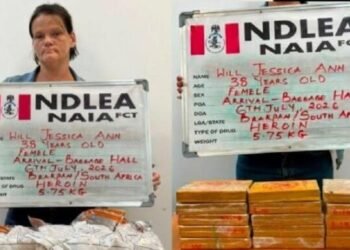 South African Woman Sentenced to 25 Years for Importing 5.75kg of Heroin