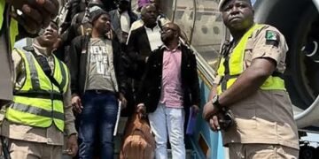 105 Nigerians Return from South Africa Through RCCG