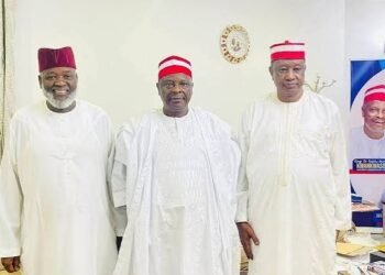 Kwankwasiyya Movement representatives discussing the 2027 Kano election candidate list