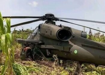 NAF Helicopter Makes Precautionary Landing on Benue Farmland After Anti-Kidnap Mission
