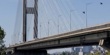 Russian Strike Damages Second Major Bridge in Kyiv